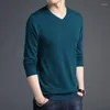 Men's Sweaters Autumn Knitting Sweater Thin Woolen Long Sleeve Inner Wear Casual Knitted Bottoming Shirt