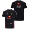 メンズTシャツを走る服F1メンズレースオフロードクイックドライ2023夏の新しいチームジャージーショートスリーブラウンドネックM9H8