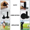 Koszulki golfowe 5 szt./Zestaw trwałe czarne gumowe koszulki golfowe 1,5 "2,25" 2,75 "3" 3 "3" 3 "HOCEL BALL BALL WYSOKOŚCI DLA DOSPÓŁ MATS PRAKTYKA 231207