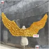 Party Decoration Fashion Props For Adts Large Feather Angel Wings Orange Purple White Black Each 100Cm Drop Delivery Home Garden Festi Dhkld