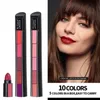 Batom Fit Cores Matte 5color Set Velvet Lip Stick Antiaderente Gloss Longa Duração À Prova D 'Água Sexy Red Beauty 231207