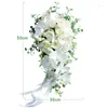 Bröllopsblommor Bukett Mariage Bride Water Drop Holders Bridesmaid White Was10182