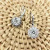 Baifu Jewelry – boucles d'oreilles en moissanite, coupe portugaise Def Vvs Halo, or 18 carats