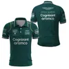 T-shirts pour hommes Polos pour hommes Aston Martin 14 Alonso Driver 2023 F1 Team Racing Sports Polo Fans Vert Sofm