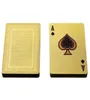 Модная индивидуальная игральная карта для покера, Золотая матовая высокотемпературная лазерная тисновка, ПЭТ, водонепроницаемый брелок для ключей в покер, кулон6735176