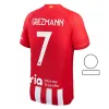 Maglie da calcio Atletico Madrids GRIEZMANN 120 ° anniversario 23/24 MORATA M.LLORENTE KOKE SAUL Correa LEMAR Maglia da calcio giocatore Uomo Bambini Kit Set Uniformi FAN CLUB