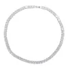 Anhänger Halsketten Iced Out Bling 5mm Princess Cut Quadratische Zirkonia Tennis Kette 5A CZ Gepflasterte Choker Halskette Frauen Hochzeit Schmuck 15" 16" 231204