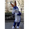 Adult size blue rabbit bunny Mascot Costumes Cartoon Character Outfit Suit Carnival Adults Size Halloween Christmas Party Carnival Dress suits For Men Women