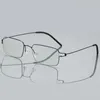 Okulary przeciwsłoneczne Blue Ray Blocking anty-Blue Light Reading okulary Ochrona oka Ultralight Business Okulary metalowe Hiperopia