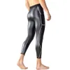 Herenmode Witte splitzakken Body Shaper Trainer Hoge taille Controleslipje Fiess Pts lederen broek