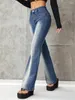 Jeans da donna 2023 Inverno Vita alta Skinny Boot Cut per le donne Moda Stretch Slim Fit Hip Lift Denim Svasato Pantaloni casual