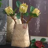 Decorative Flowers Simulation High Quality Protea Cynaroides Home Living Room Dining Table Decoration Artificial False Simulated Plants