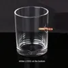 Wine Glasses Creative Whisky Glass With Bullet Rum Crystal Cup Durable Whiskey Personalized S Shape 231207