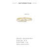 クラスターリングroxi 925スターリングシルバーホワイト輝くダイヤモンドフィンズのための女の子の結婚式の声明細かいジュエリーギフト