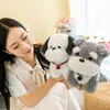 Cloche mignonne, petit chien de lait poupées en peluche chien de simulation super mignon lit PlushToy dort coeur chaud et coeur chaud avec des cadeaux UPS / DHL gratuits