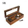 Watch Boxes Wooden Storage Box Vintage Display With Lock Solid Wood Gift