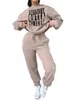 Felpe con cappuccio da donna CHQCDarlys Donna S Completi in 2 pezzi Autunno Tuta casual Manica lunga Felpa con cappuccio Felpe Pantaloni da jogging Set Tute