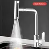 Kitchen Faucets Sink Faucet 12inch Basin Tap Stream Sprayer Rust Resistant Zinc Alloy Four Water Modes Elegant And Durable