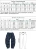 Pantalons pour hommes coupe ample Cargo pour hommes solide Streetwear outillage pantalon taille moyenne cordon faisceau pieds longs Z5074713 231206