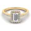 Elegant 925 Sterling Silver Moissanite Engagement Wedding Rings for Women 14k 18K Gold Finger Jewelry Design Gift Luxury