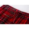 Men's Sleepwear 2023 Spring Autumn Men 100 Cotton Sleep Bottoms Male Red Night Trousers Casual Plaid Home Pants High Quality Pajama SXXL 231206