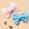 Hair Accessories 1Pcs Girls Clips For Cute Sequin Solid Colors Bowknot Kids Lovely Hairpins Fashion