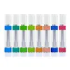 Press-In Round Tips Premium Ceramic Vape Carts 0.8ml 1.0ml Tank Atomizers 510 Thread Thick Oil Vaporizer Empty Ceramics Coil Cartridges M6T G5 Push Top