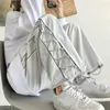 Men's Pants Streetwear White Cargo Men Oversize Wide Harajuku Sweatpants Fashion Joggers Skateboard PantsCargoPants Clothing