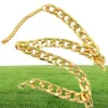 Useset 11mm in acciaio inossidabile inossidabile 18k oro oro a marcia cubana cane da cane o catena di collegamento gatto collare per animali domestici 6351580