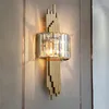 Wall Lamp Light Luxury LED Crystal Modern Gold Nordic Sconce Indoor Lighting Home Decor Living Room Bedroom