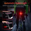 Cykelbelysning Natfire A09 BICYCLE SMART AUTO BRAKE AVNING LIGHT USB C LADGING LED CYCKNING BALIGHT BAKSA VARNA 231206