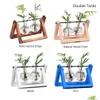 Plantadores potes wituse planta panela panela de floresta vintage stand clara mini plantador de vidro vaso bb para decoração de casa 210712 entrega de gota gar dhuov