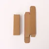 Presentförpackning 50st rör Vita svart Kraft Paper Packaging Box Droper Bottle Cosmetics Cardboard