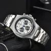 Girard Wrist Watches for Men 2024メンズウォッチ6針ダイヤルワーククォーツウォッチ高品質の高級ブランドクロノグラフクロックスチールベルトファッションGPモントレG066