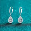 Hot Selling Women's Water Drop Earrings 925 Sterling Silver Moissanite Diamond Vvs Wholesale