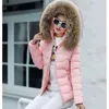 Women's Down Parkas Winter Jacket Women Faux Fur Hooded Parka Coats Female Long Sleeve Thick Warm Snow Wear Coat Mujer Quilted Tops 231207