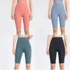 2024 Lu Lu Lemon Align Running Legging Yoga Sport Women Push Up Fitness Sömlös High Midj Pants Gym Running Workout Cycling Shorts Yoga Sportswear