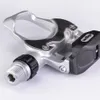 Pedały rowerowe Wellgo R301 Aluminium stopu Cr-Mo samosiężający ultralight Road Rower Rower Pedals Pedals z 6 stopni rowerowy część 231207