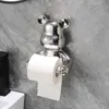 Porte-papier toilette Boîte à mouchoirs en forme d'ours mignon, accessoires de mode créatifs, rouleau de papier peint mural de salle de bains, support étanche pour la maison 231206