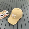 Designer baseball hat damska designerka mody mody baseballowe czapki dopasowane czapki litera letnie snapback sunshade sport haft haft na plażę luksusowe czapki prezent