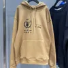 Mercati diversi la versione originale del marchio Benchao Autumn e Winter Paris B Inglese Men and Women's OS Good Hoodie