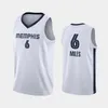 Memphis''Grizzlies''Men Brandon Clarke Ja Morant Dillon Brooks Jaren Jackson Jonas Valanciunas Camisa personalizada branca da associação