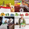 Borse per la spesa riutilizzabili borsa per la conservazione di giocattoli di frutta e verdura in rete ecologica borsa per la conservazione dell'ambiente domestico
