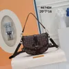 Saumur BB Handväska Exklusiv online -debut M46740 Kvinnlig designer Ny underarm axelväska läderkoppling lyx crossbody väska