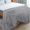 Filtar förtjockade fluffiga filt Varma vinterbäddar på sängen Plaid soffa täcker dubbla sidoleder och kast för heminredning 231207