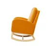 Vardagsrumsmöbler gungstol mitten av århundradet modern fåtölj klädda hög rygg accent glider rocker orange drop leverans hem g dhty0