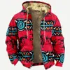 Herren Hoodies Sweatshirts Herren Tribal Graphic Casual 3D Hoodie Jacke Urlaub Ausgehen Winter Sweatshirt Herrenbekleidung Y2k Tops Streetwear 231206