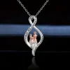 Córka Matka i wystrój Symbol Infinity Symbol Naszyjnik Elegancka wieczna biżuteria miłosna biżuteria