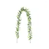 Kwiaty dekoracyjne 178 cm fałszywe eukaliptus rattan sztuczne rośliny winorośl zielony wierzby jedwabny bluszcz wisząca girland na ślub domowy