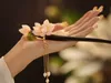 Épingles à cheveux mode vintage fleur de Lotus pince à cheveux kimono épingle à cheveux cour chinoise hanfu pan tête outils boxpack 231207